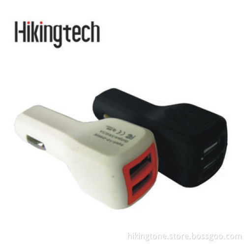 New style mini car charger, good-quality, with 2USB cable